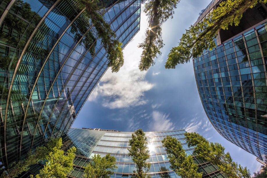Smart buildings with HVAC and lighting controls.